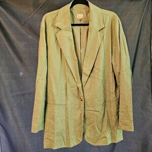 A New Day gorgeous sage blazer. Size XXL